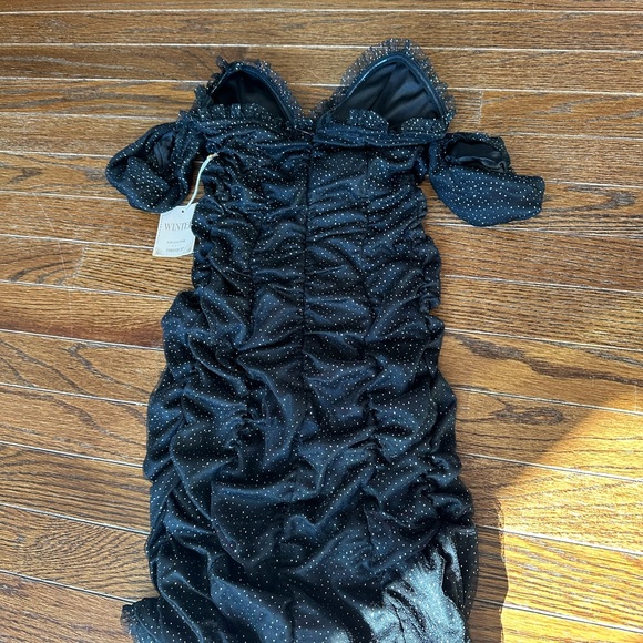 Forever 21 size small black sparkly dress - Picture 3 of 7